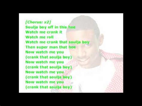 crank that lyrics|soldier boy crank that lyrics.